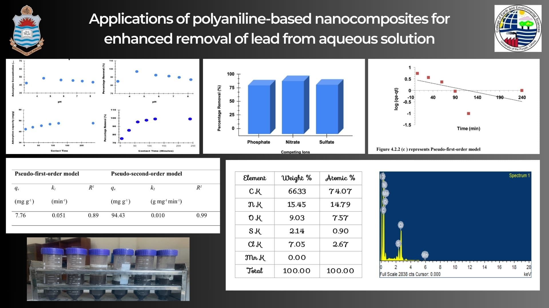 Applications of polyaniline-based nanocomposites for enhanced removal of lead from aqueous solution 